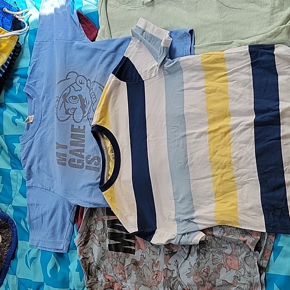 5 size 10 shirts.